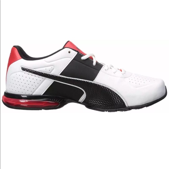 Puma Mens Cell Surin 2 FM White Running Shoes - Picture 3 of 8